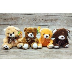 Urso de Pelúcia 20cm (Cores Variadas)